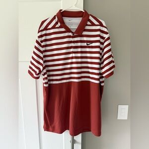 Nike Dri Fit Men’s Striped Polo Size XXL